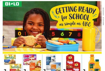 BI-LO Weekly Ad July 22 to August 4