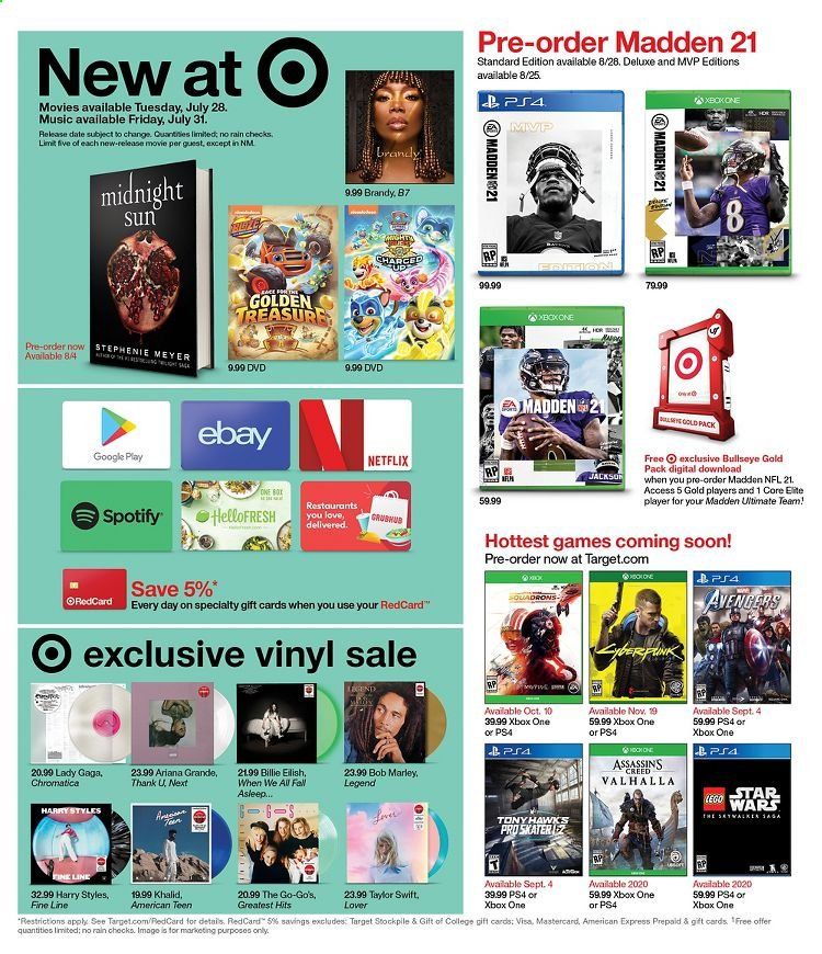 Target Weekly Ad July 26 to August 1