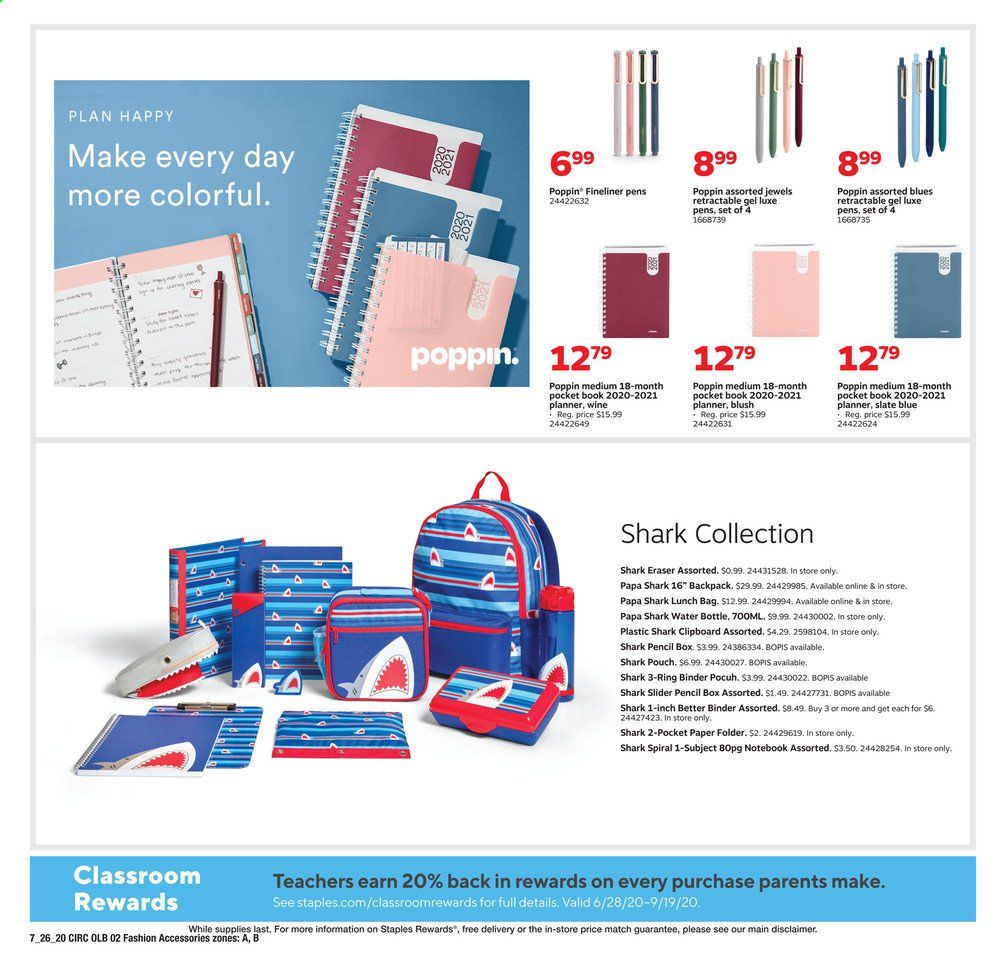 Staples Weekly Ad July 26 to August 1