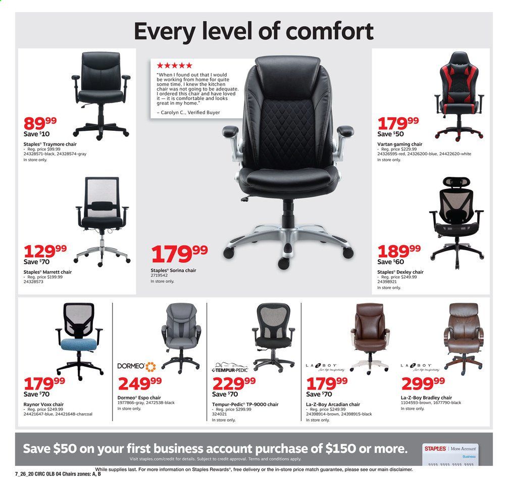 Staples Weekly Ad July 26 to August 1