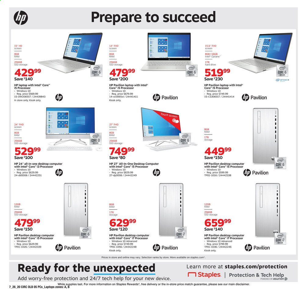Staples Weekly Ad July 26 to August 1