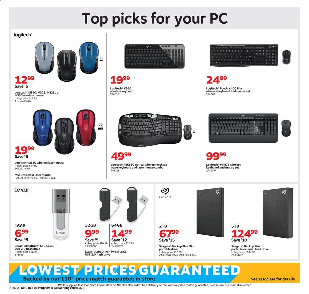 Staples Weekly Ad July 26 to August 1
