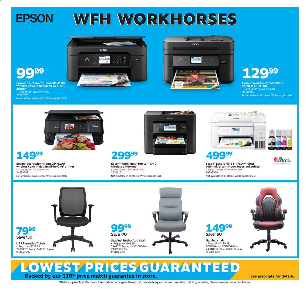 Staples Weekly Ad July 26 to August 1