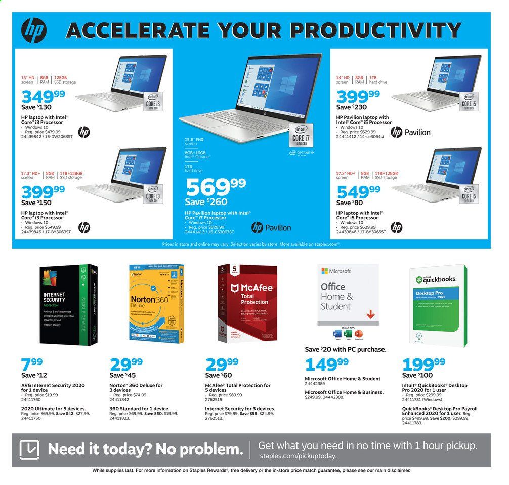 Staples Weekly Ad July 26 to August 1