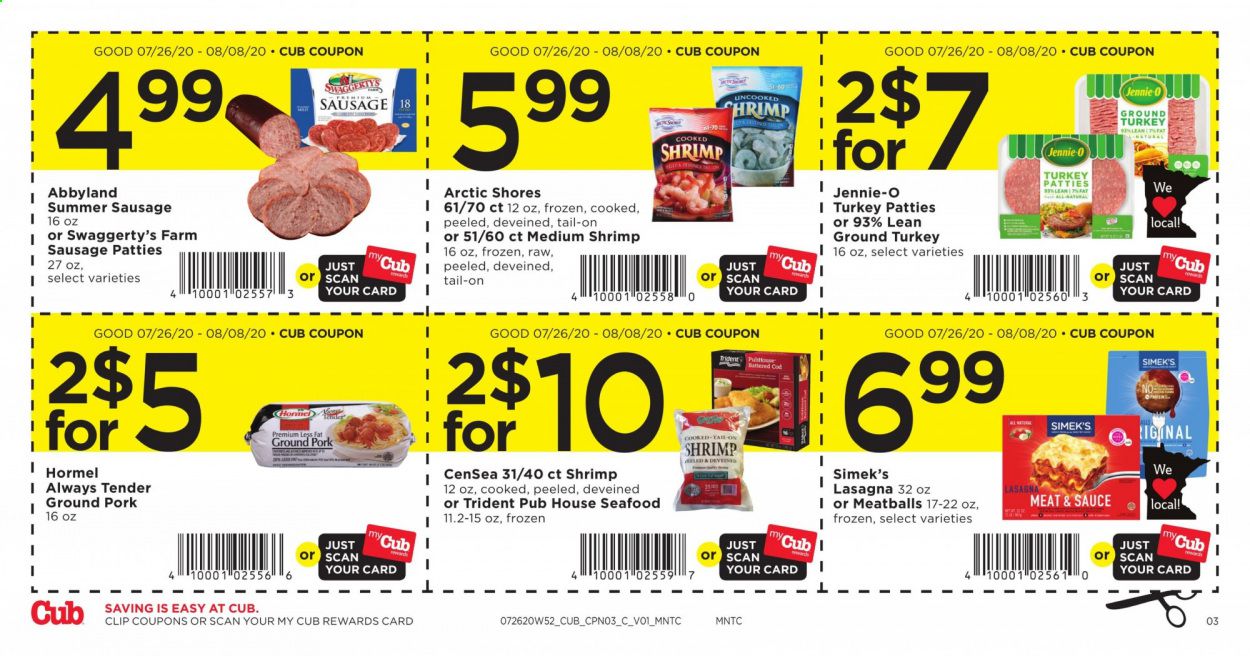 Cub Foods Weekly Ad July 26 to August 8
