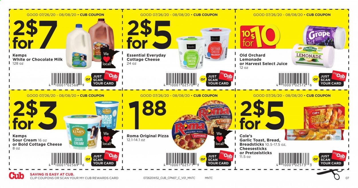 Cub Foods Weekly Ad July 26 to August 8