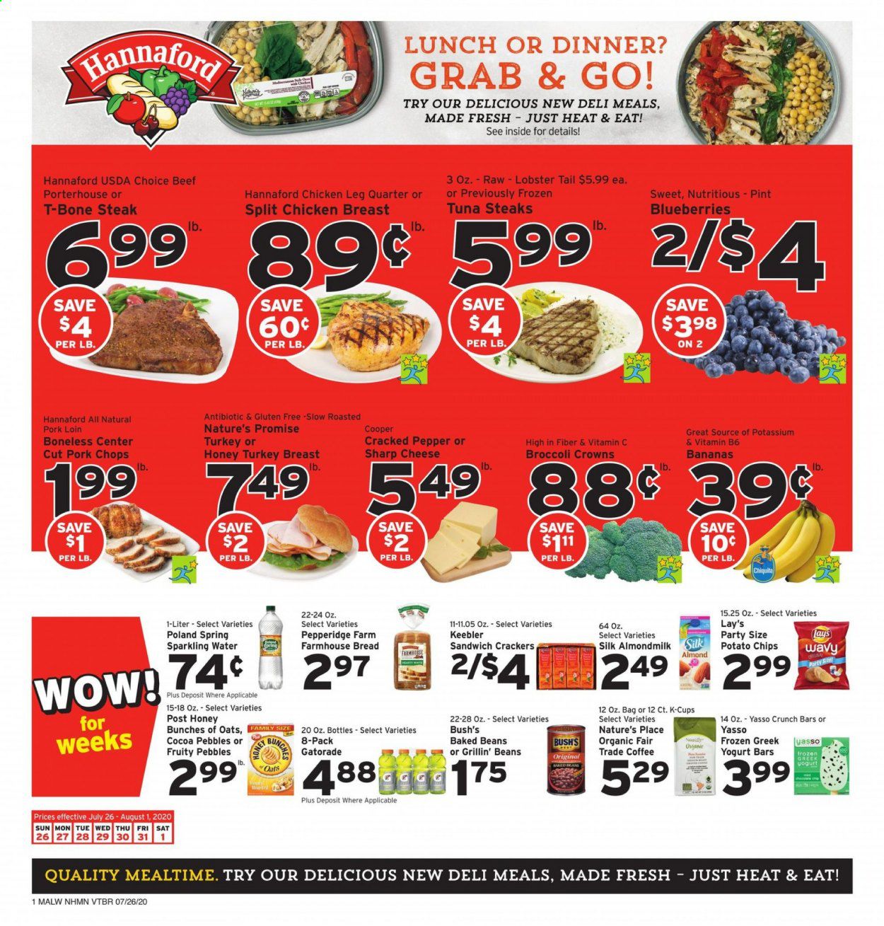 Hannaford (MA) Weekly Ad July 26 to August 1