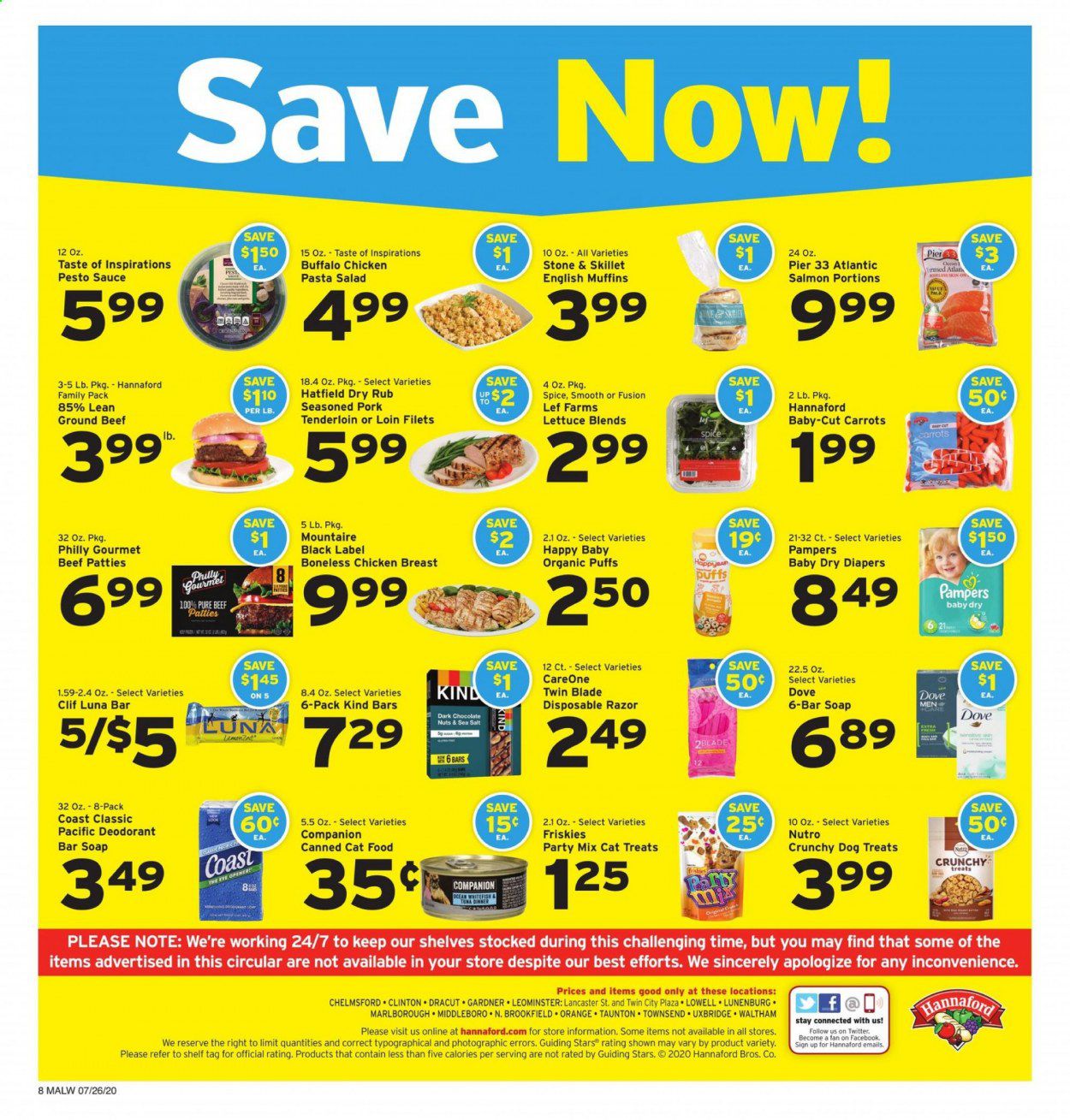 Hannaford (MA) Weekly Ad July 26 to August 1