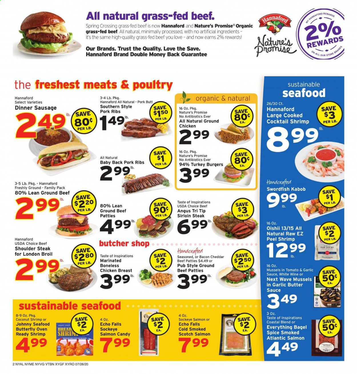 Hannaford (NY) Weekly Ad July 26 to August 1