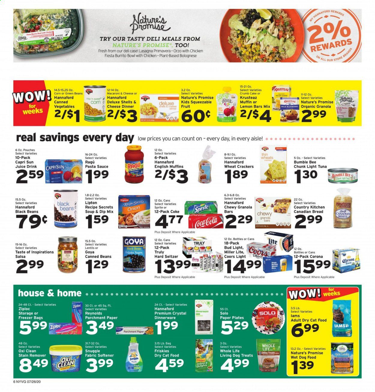 Hannaford (NY) Weekly Ad July 26 to August 1