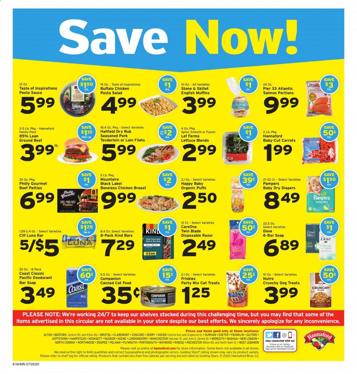 Hannaford (NH) Weekly Ad July 26 to August 1
