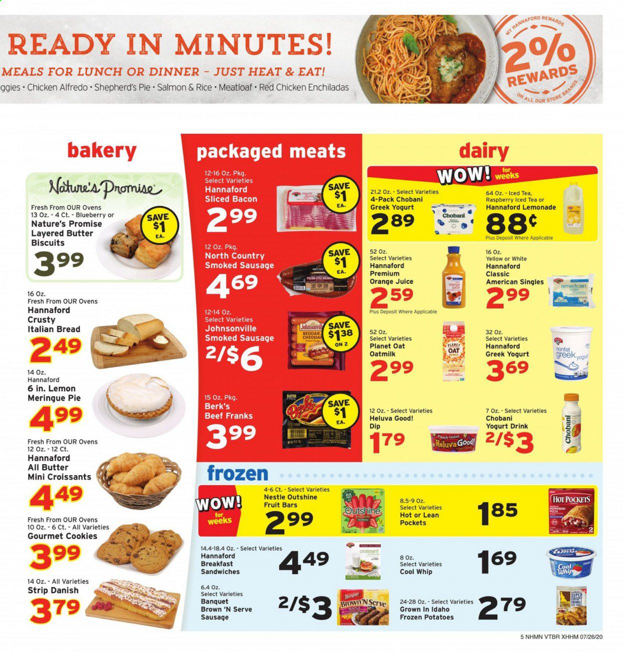 Hannaford (NH) Weekly Ad July 26 to August 1