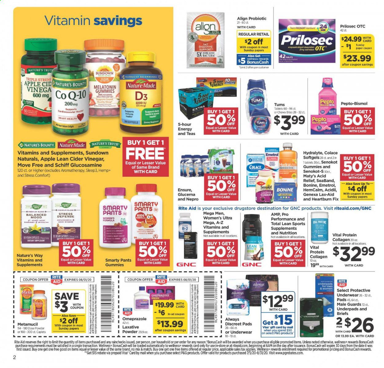 RITE AID Weekly Ad July 26 to August 1