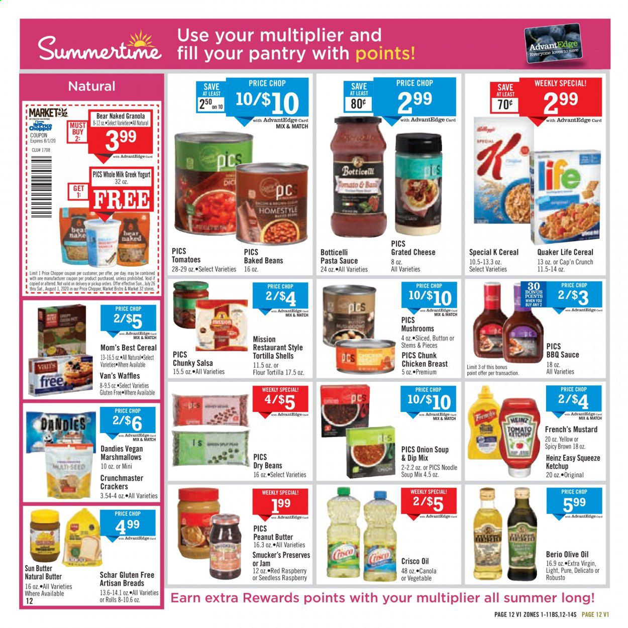 Price Chopper (PA) Weekly Ad July 26 to August 1