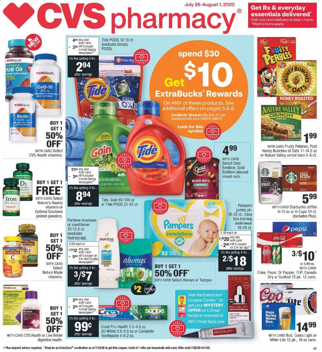CVS Pharmacy Weekly Ad July 26 to August 1