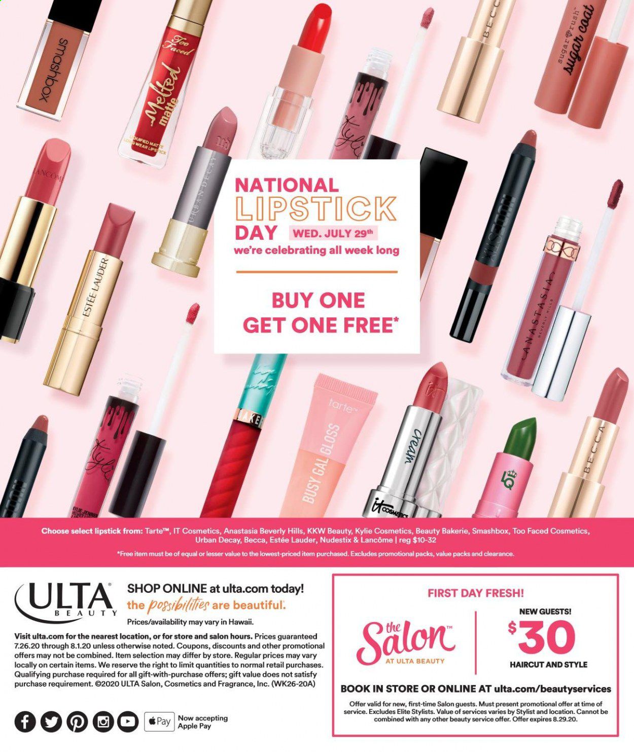 Ulta Beauty Weekly Ad July 26 to August 1
