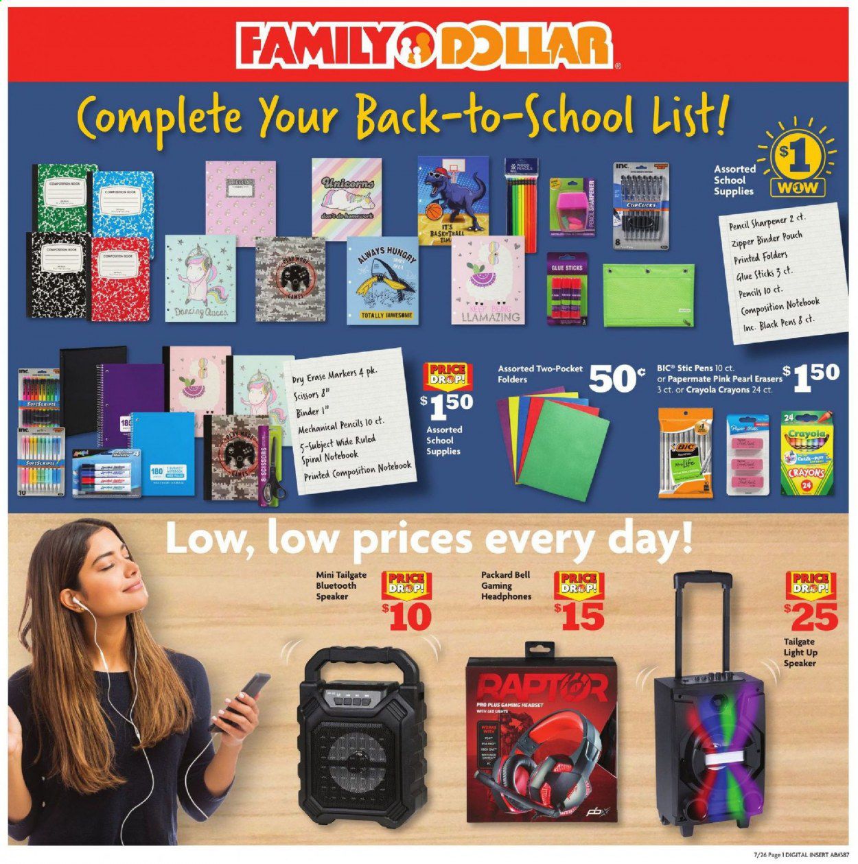 Family Dollar Weekly Ad July 26 to August 1