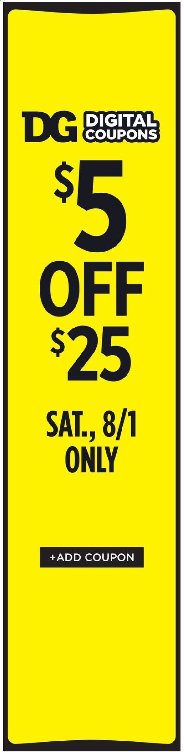 Dollar General Weekly Ad July 26 to August 1