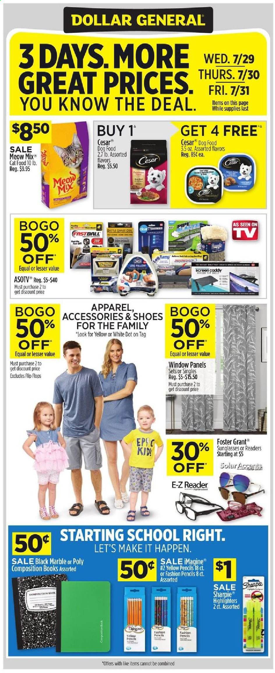Dollar General Weekly Ad July 26 to August 1