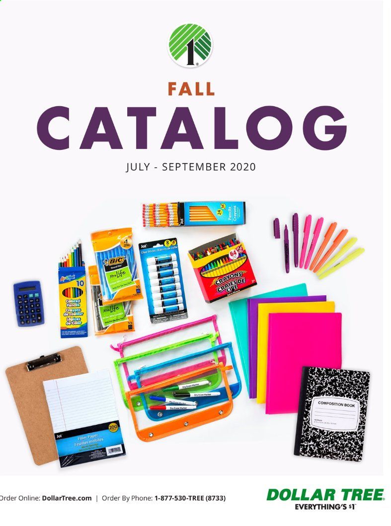 Dollar Tree Weekly Ad July 6 to September 30