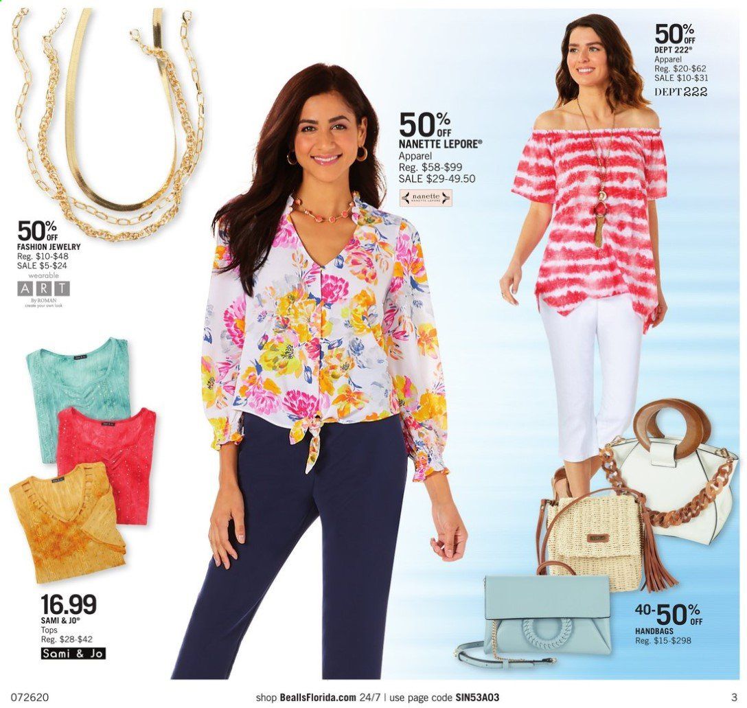 Bealls Florida Weekly Ad July 26 to August 1