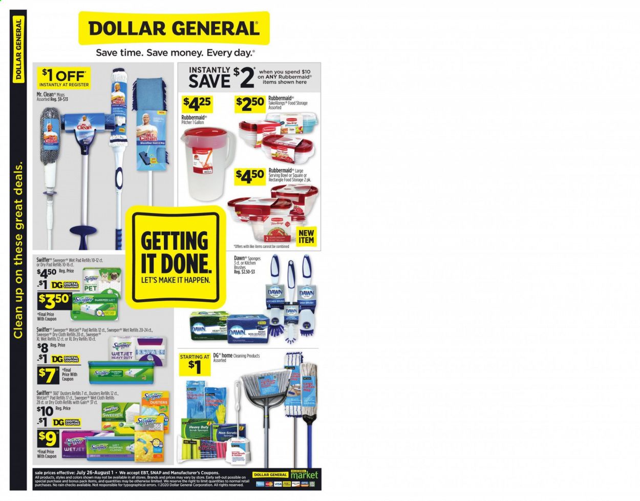 Dollar General (TN) Weekly Ad July 26 to August 1