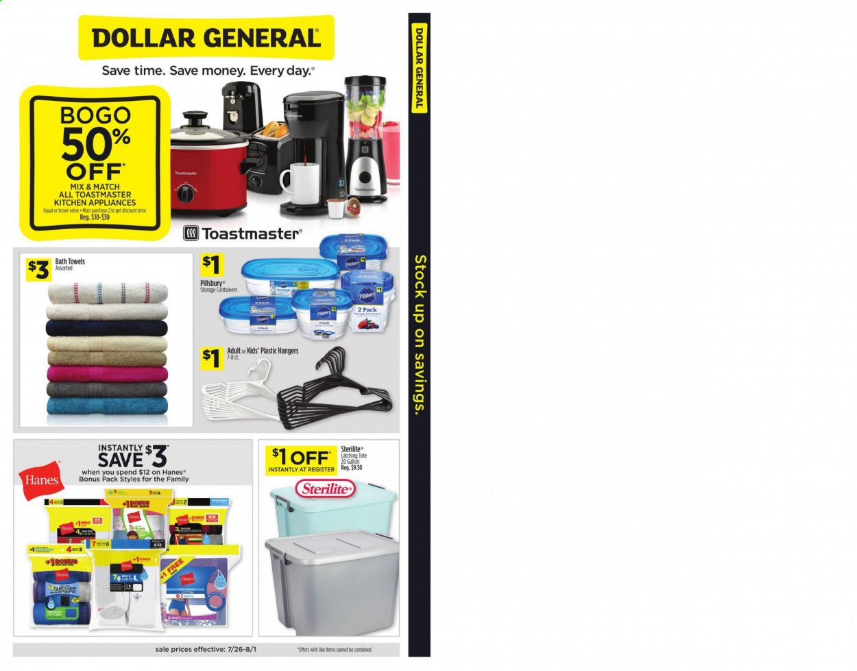 Dollar General (IN) Weekly Ad July 26 to August 1