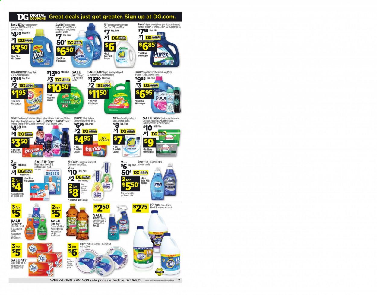 Dollar General (FL) Weekly Ad July 26 to August 1