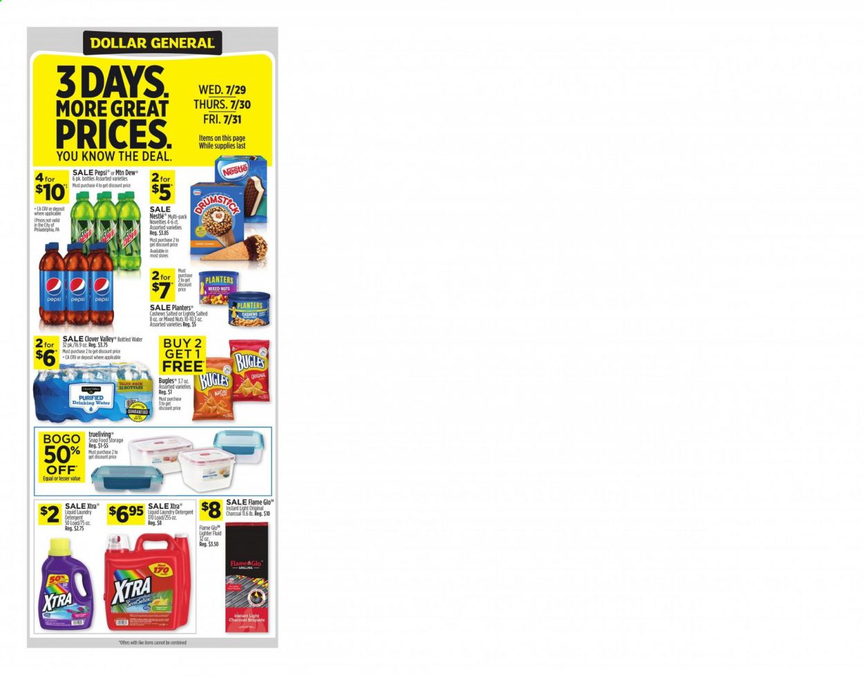 Dollar General (SC) Weekly Ad July 26 to August 1