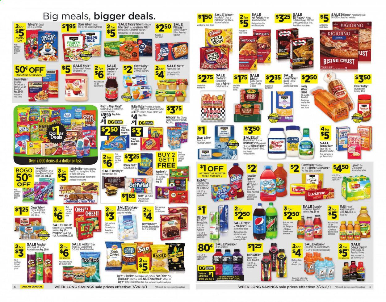 Dollar General (SC) Weekly Ad July 26 to August 1