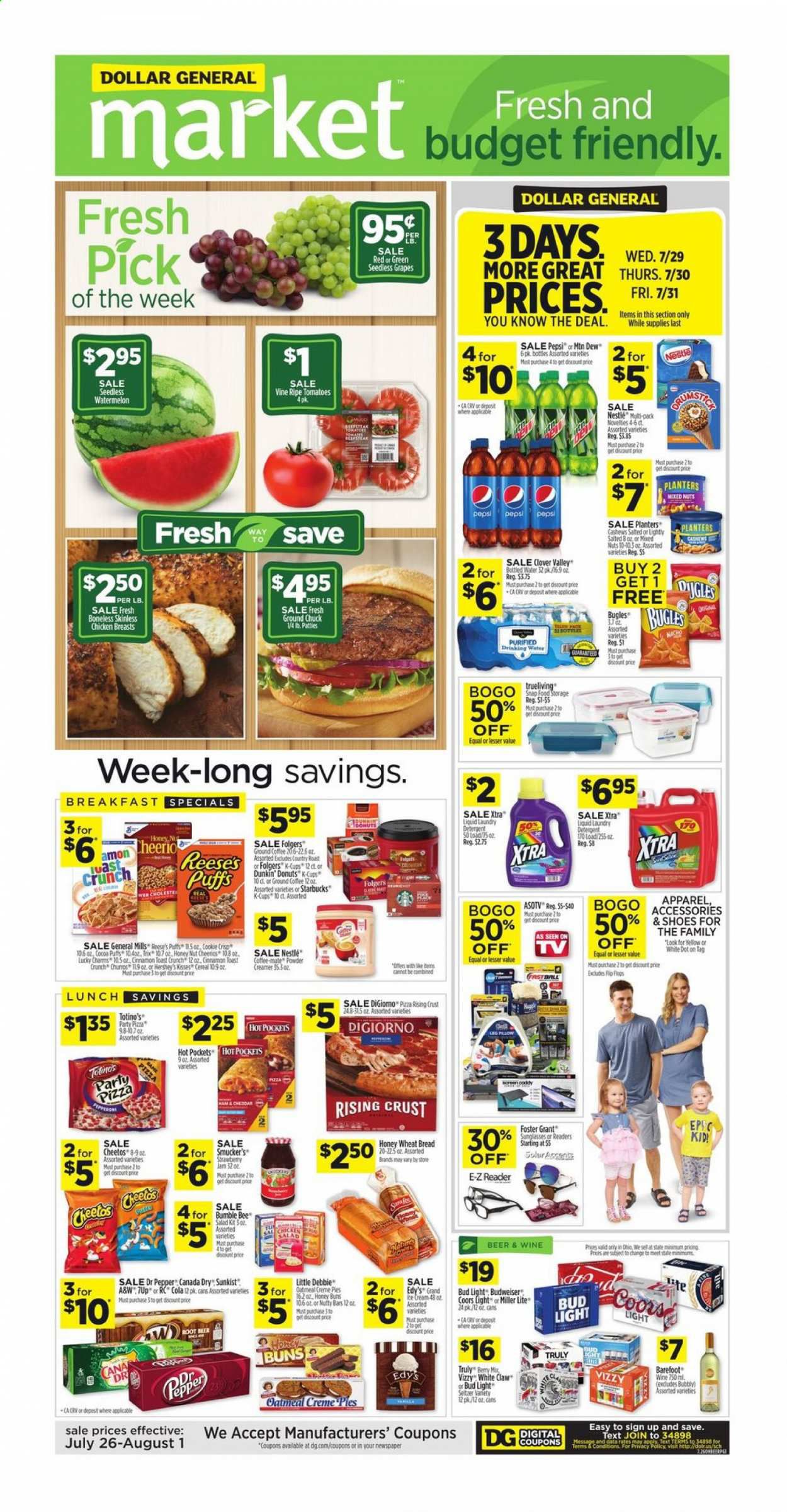 Dollar General (OH) Weekly Ad July 26 to August 1
