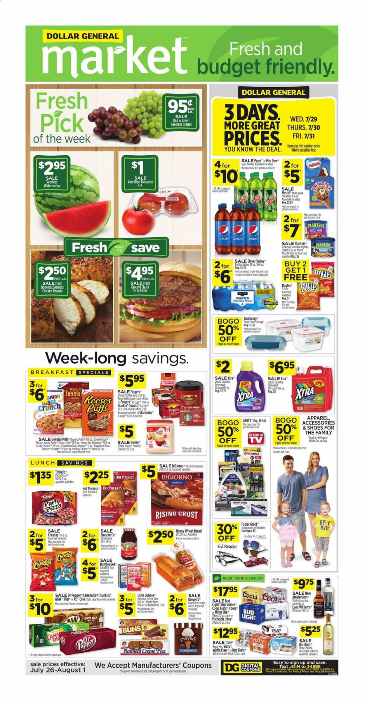 Dollar General (CA) Weekly Ad July 26 to August 1