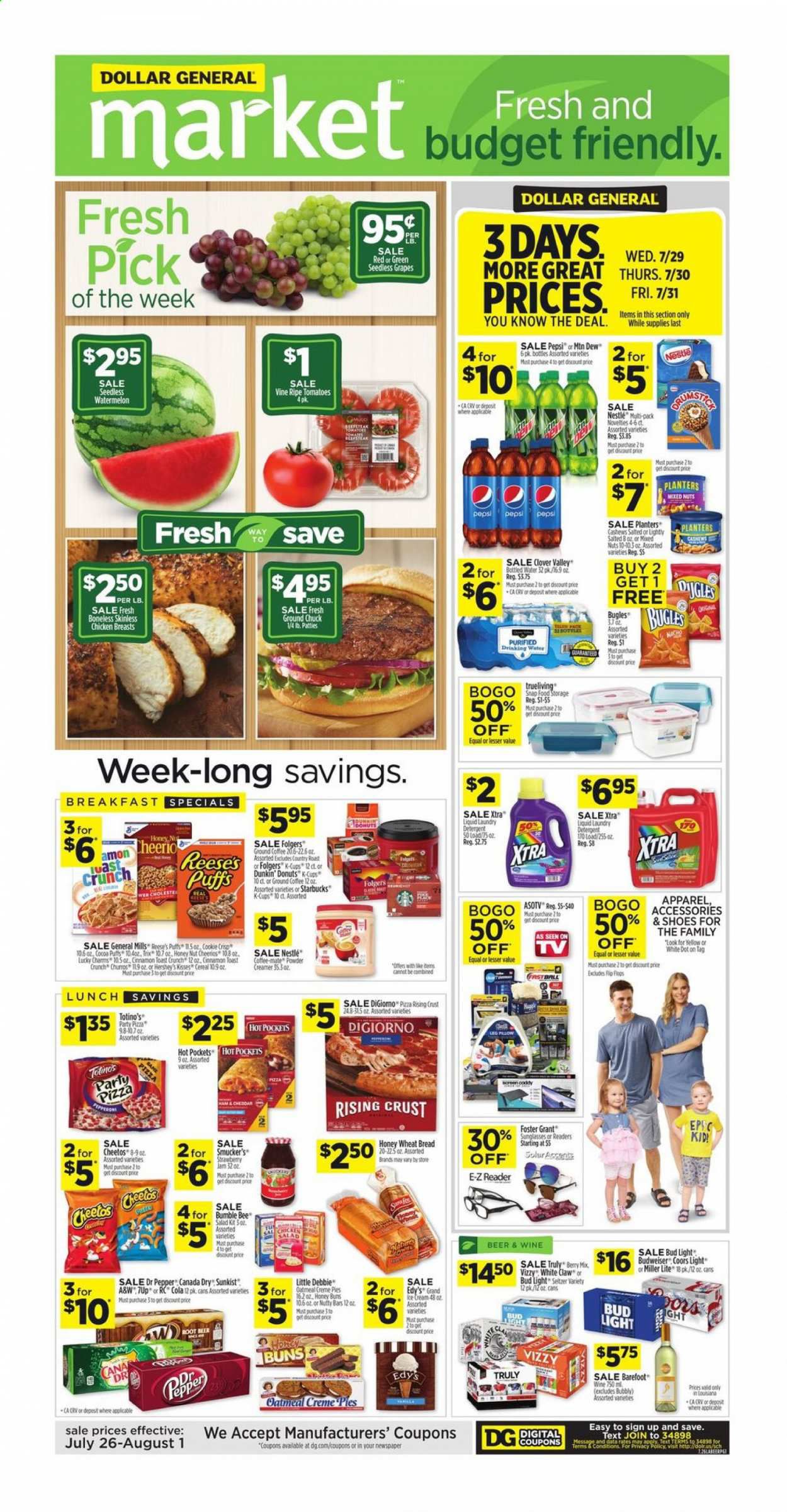 Dollar General (LA) Weekly Ad July 26 to August 1