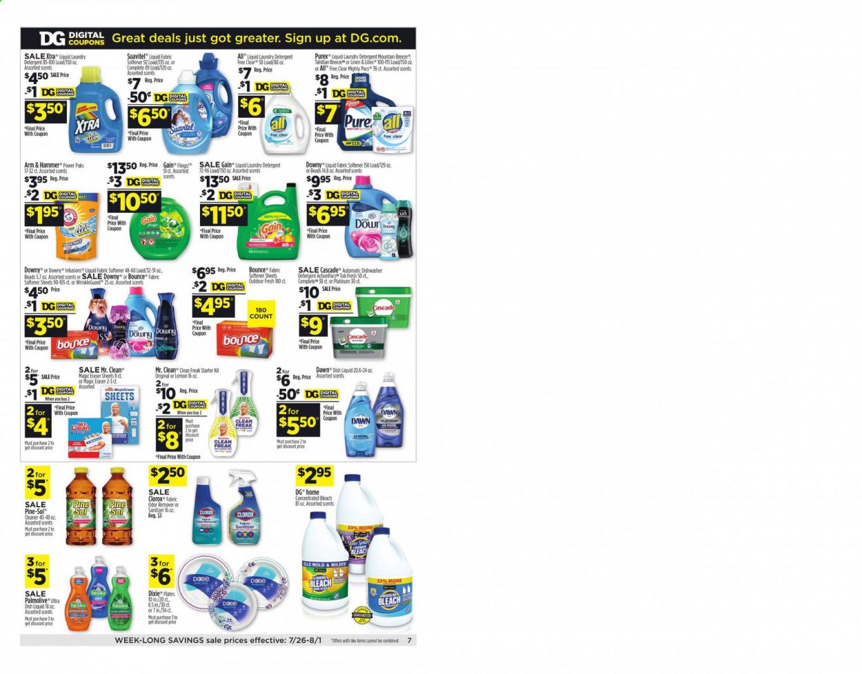 Dollar General (TX) Weekly Ad July 26 to August 1
