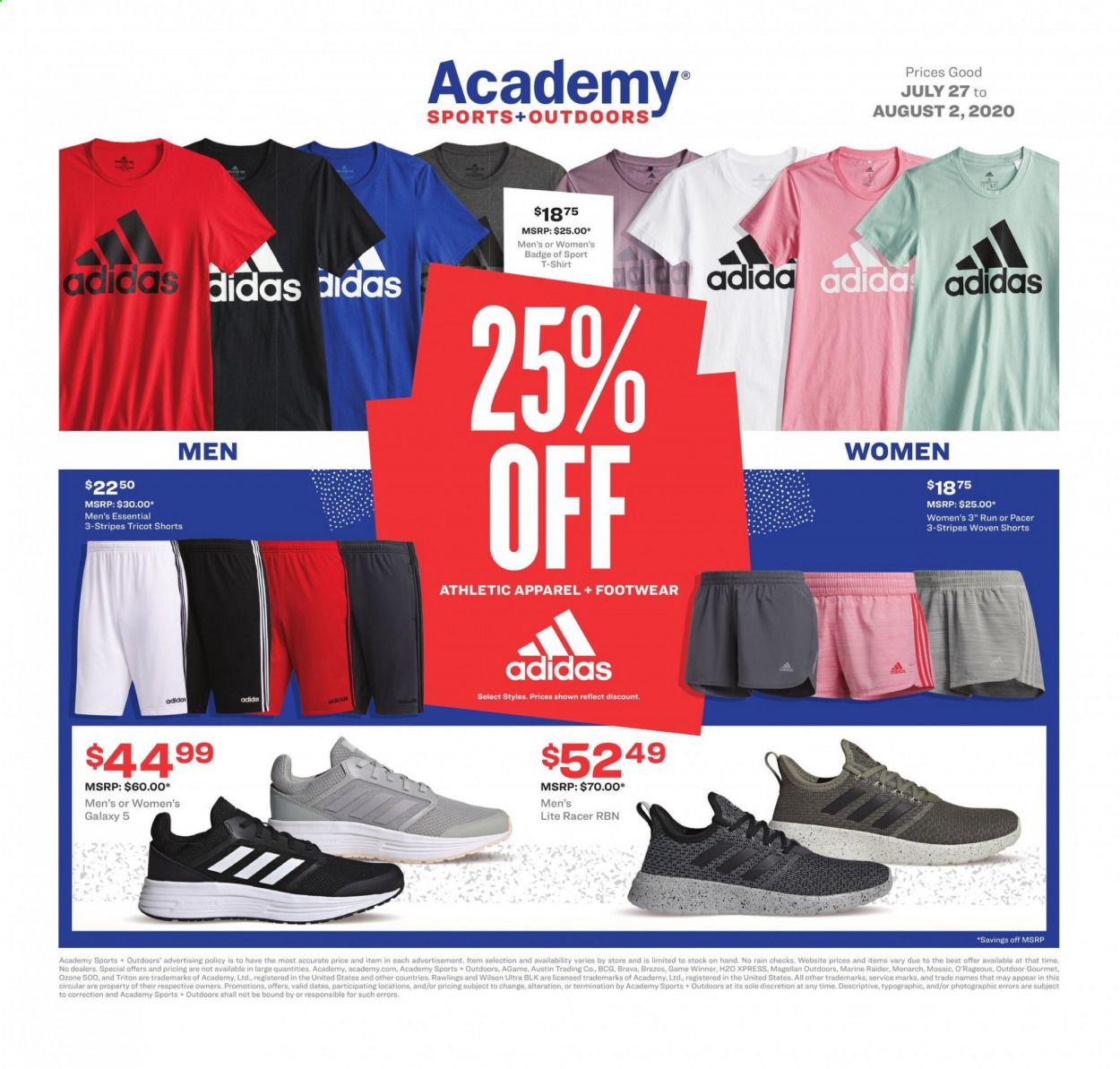 Academy Sports Weekly Ad July 27 to August 2