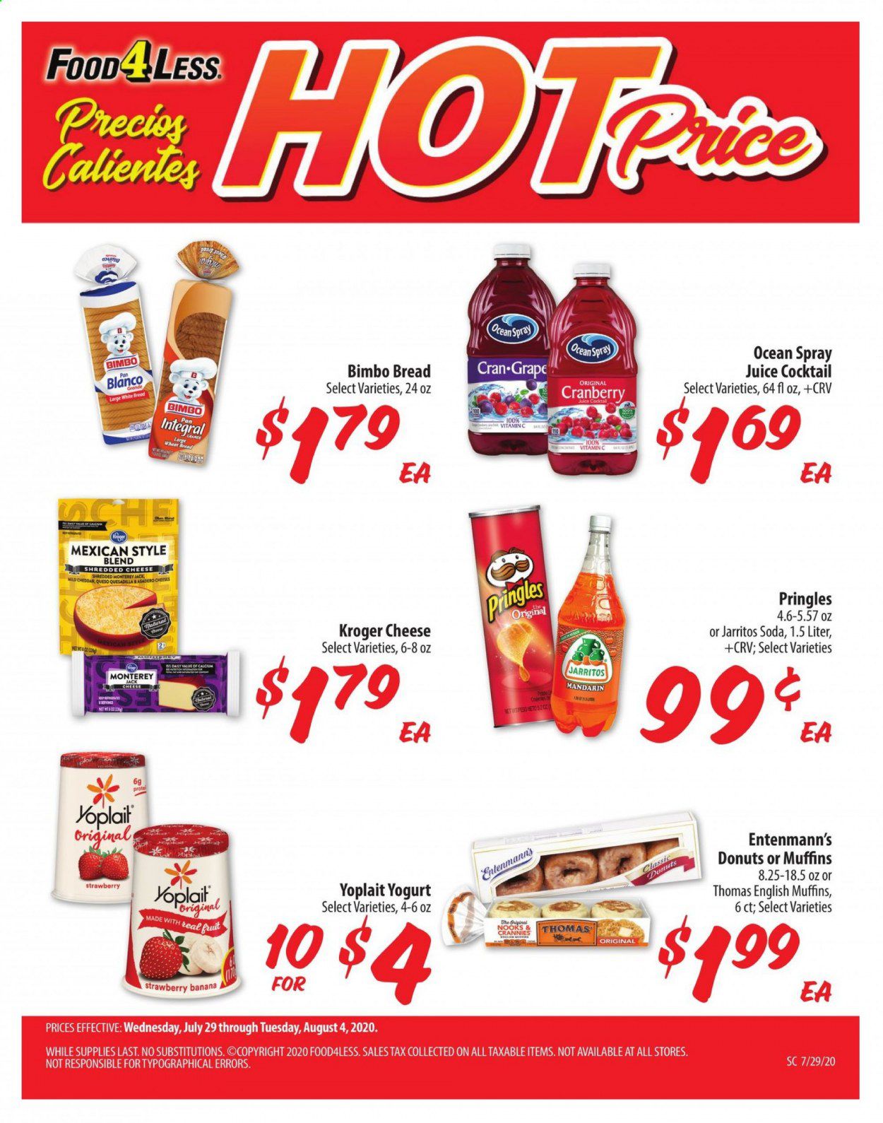 Food 4 Less (CA) Weekly Ad July 29 to August 4