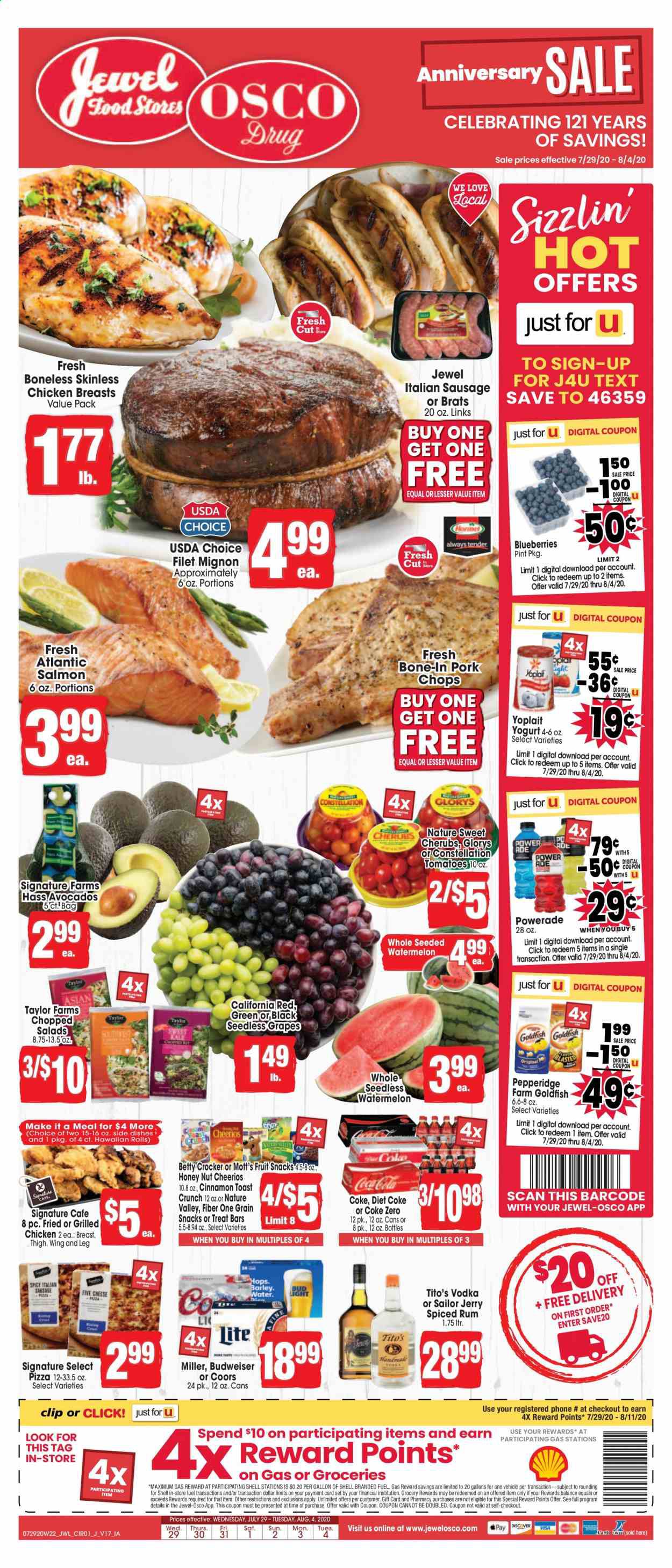 Jewel Osco (IA) Weekly Ad July 29 to August 4
