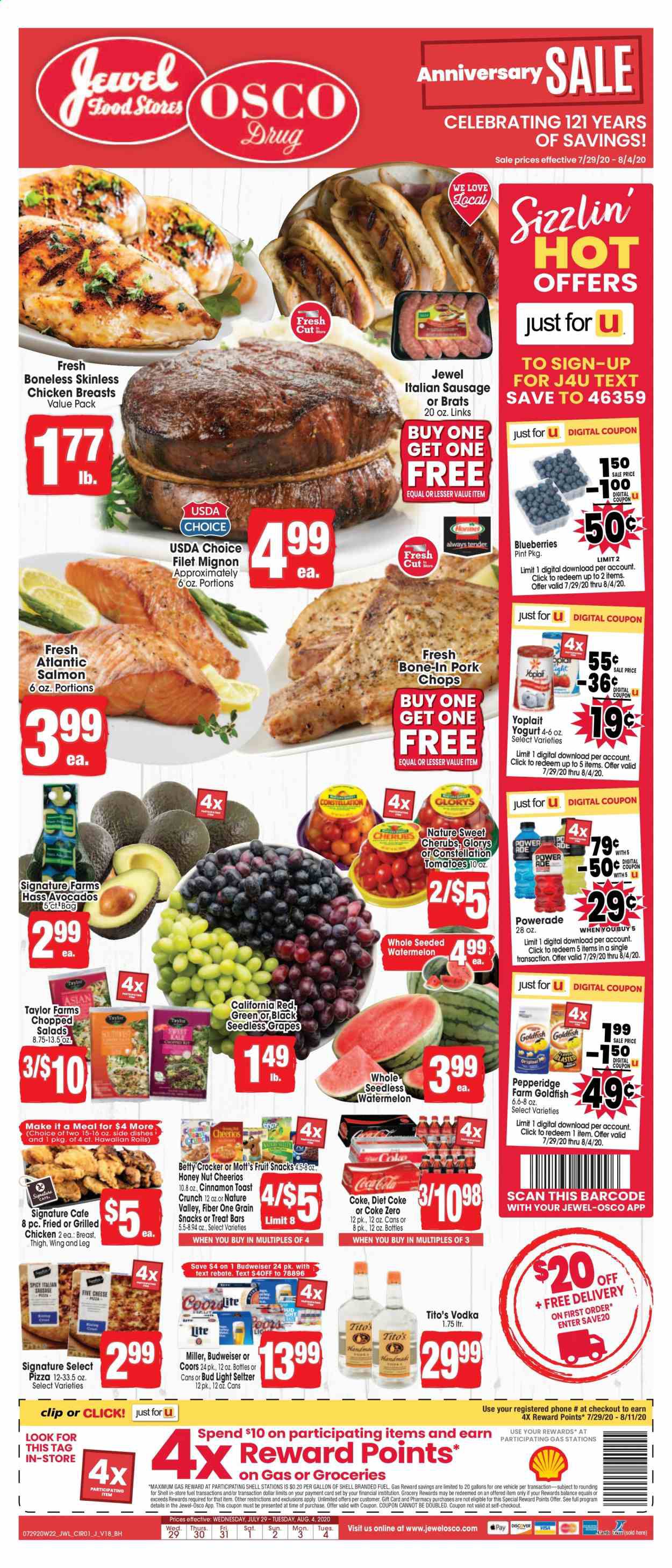 Jewel Osco (IL) Weekly Ad July 29 to August 4