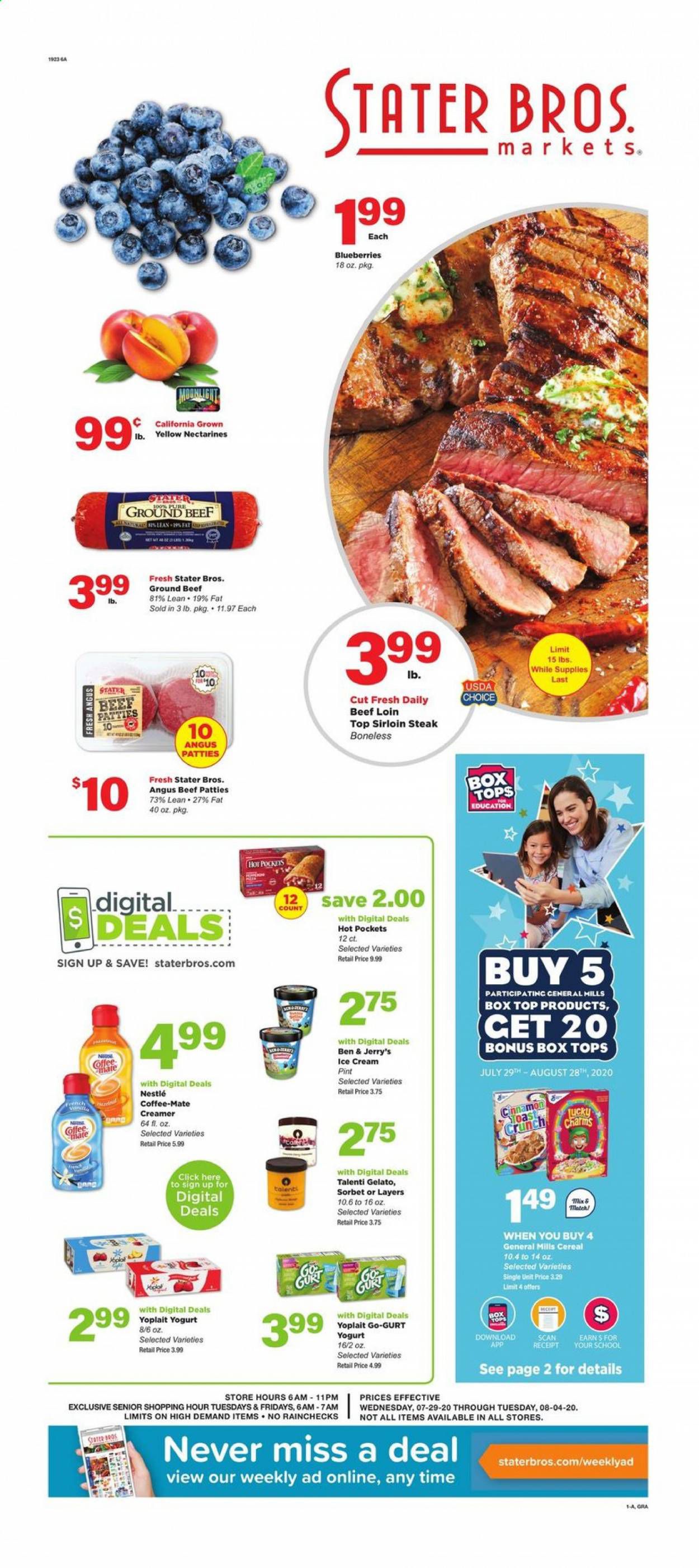 Stater Bros. Weekly Ad July 29 to August 4