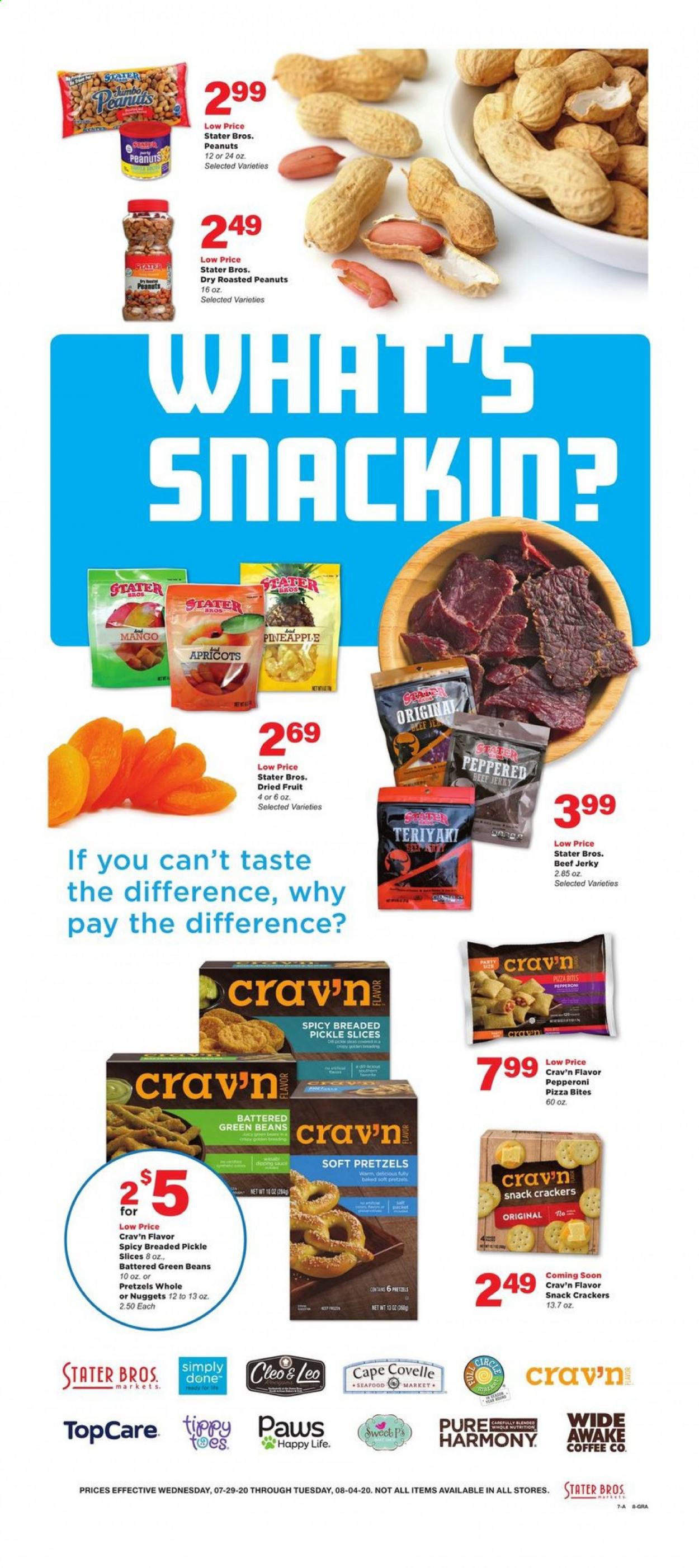 Stater Bros. Weekly Ad July 29 to August 4