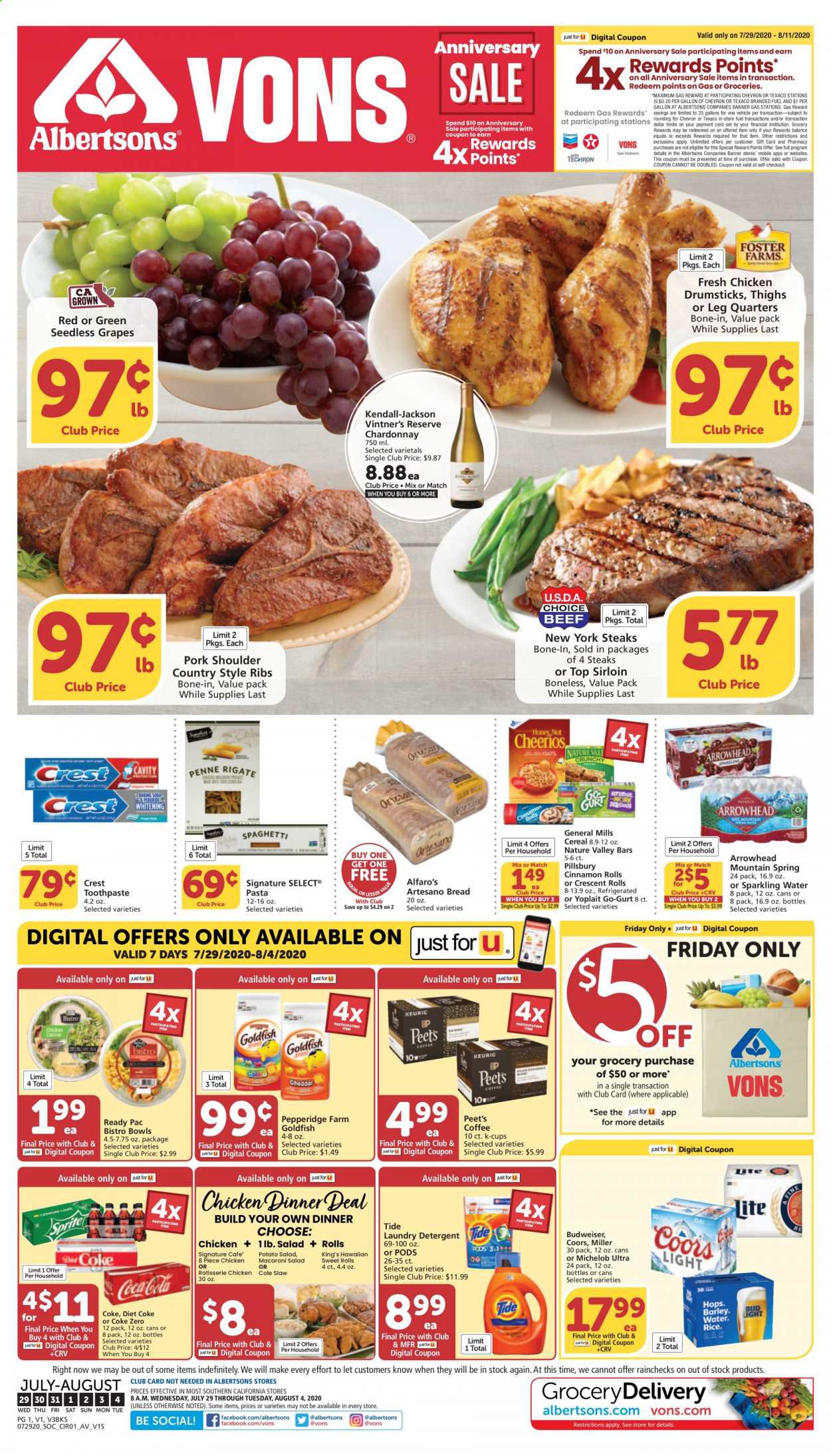 Vons Weekly Ad July 29 to August 4