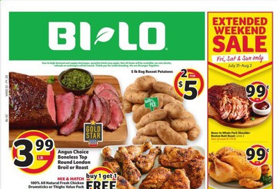 BI-LO (SC) Weekly Ad July 29 to August 4