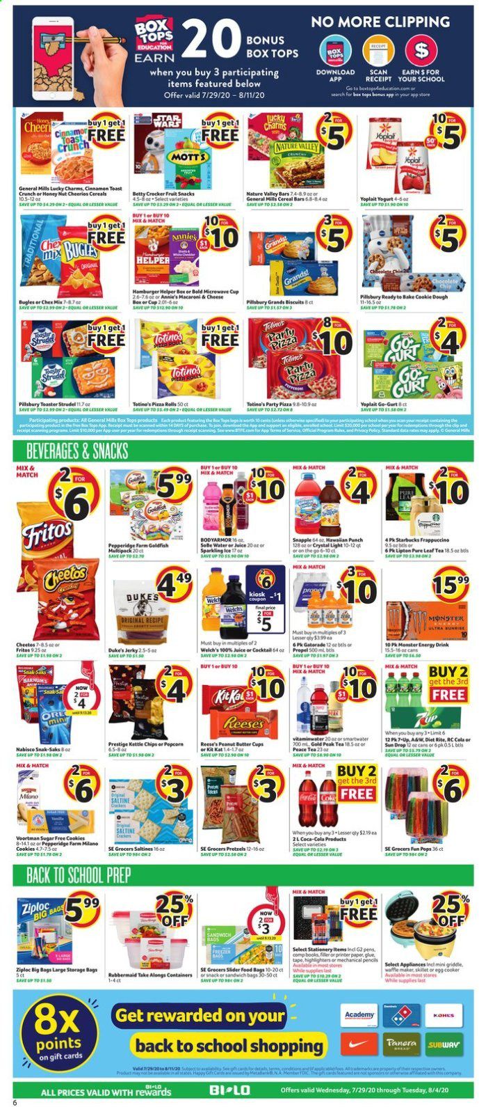BI-LO (SC) Weekly Ad July 29 to August 4