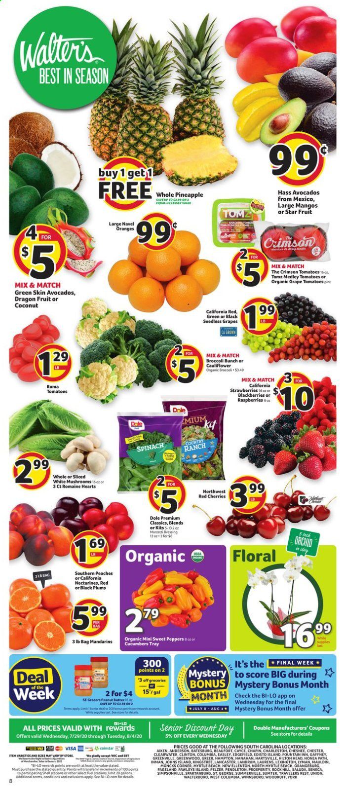 BI-LO (SC) Weekly Ad July 29 to August 4