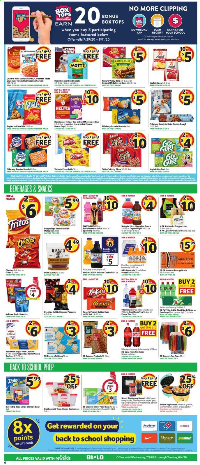BI-LO (NC) Weekly Ad July 29 to August 4