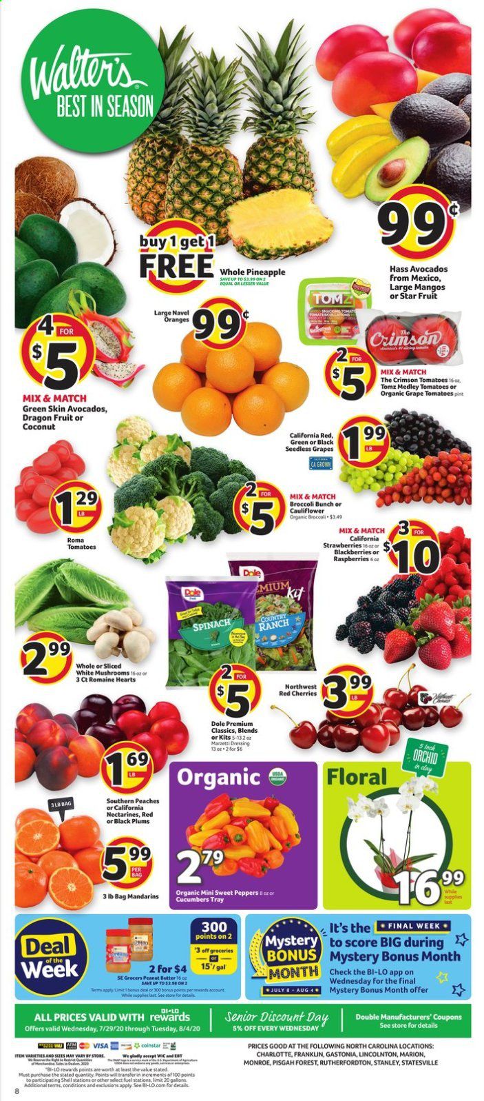 BI-LO (NC) Weekly Ad July 29 to August 4