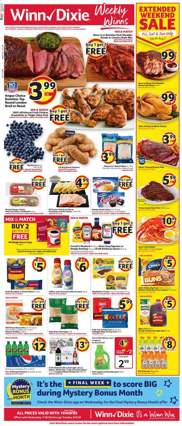 Winn Dixie (FL) Weekly Ad July 29 to August 4