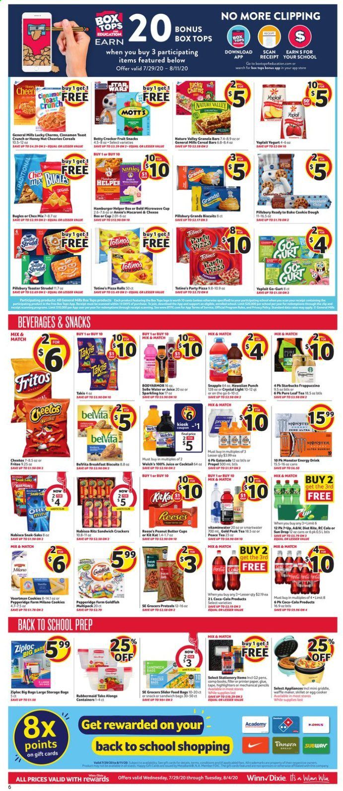 Winn Dixie (FL) Weekly Ad July 29 to August 4
