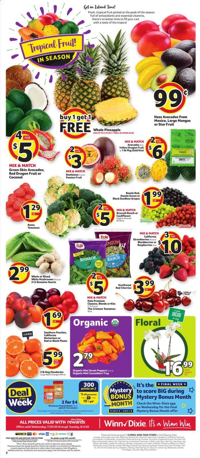 Winn Dixie (FL) Weekly Ad July 29 to August 4
