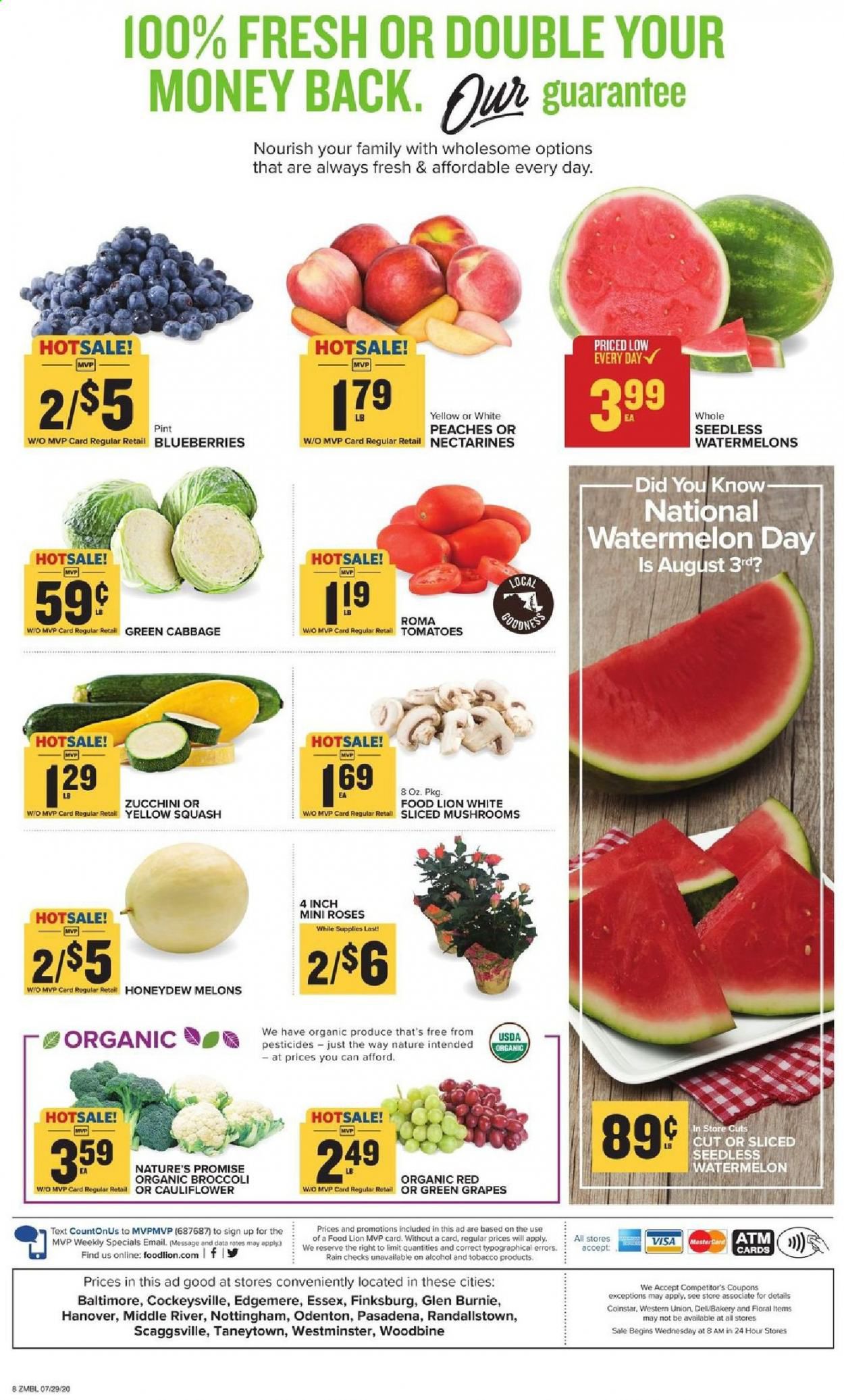 Food Lion (MD) Weekly Ad July 29 to August 4